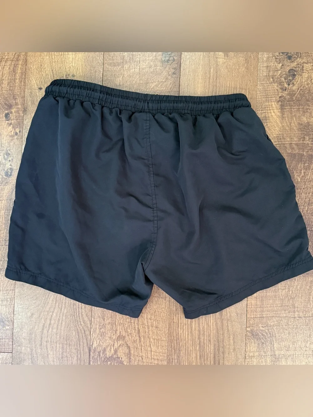 Ellesse Torinos Men’s Swim Shorts Size L Black Logo Mesh Lined Drawstring